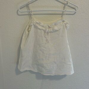 7 For All Mankind white blouse tank top!